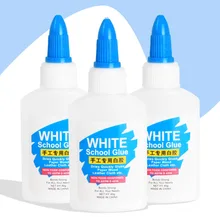 Colle blanche à séchage rapide pour enfants, 40ml, pour étudiants, bricolage, travail du bois, fournitures d'art et d'artisanat