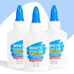 Pegamento blanco hecho a mano para niños, pegamento blanco de secado rápido para estudiantes, pegamento para carpintería, suministros para manualidades y manualidades, 40ml