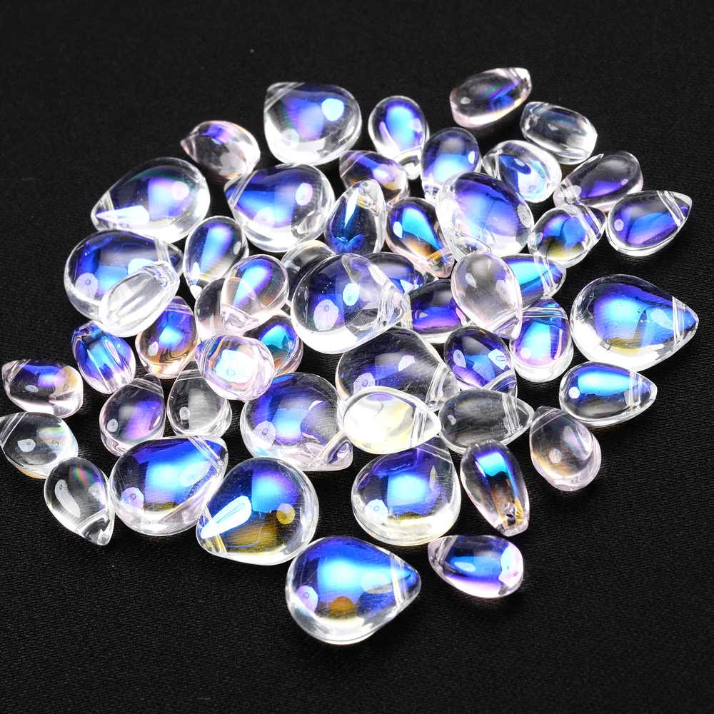 Perline Di Vetro A Goccia PHOGARY - 300pcs Cristallo 8x12mm Per Creazione Gioielli Fai Da Te - Foto 2