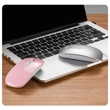 USB Беспроводная мышь заряжаемая тишина эргономичный дизайн оптическая мышь ноутбук игровой плеер DU55