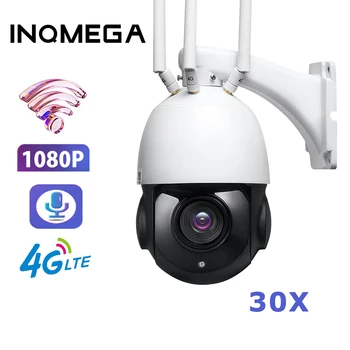 

1080P PTZ 30X ZOOM 4G/WIFI IP Camera Waterproof Hi3516E Mini Speed Dome Camera Outdoor IR 60M CCTV Security Camera IP Alert