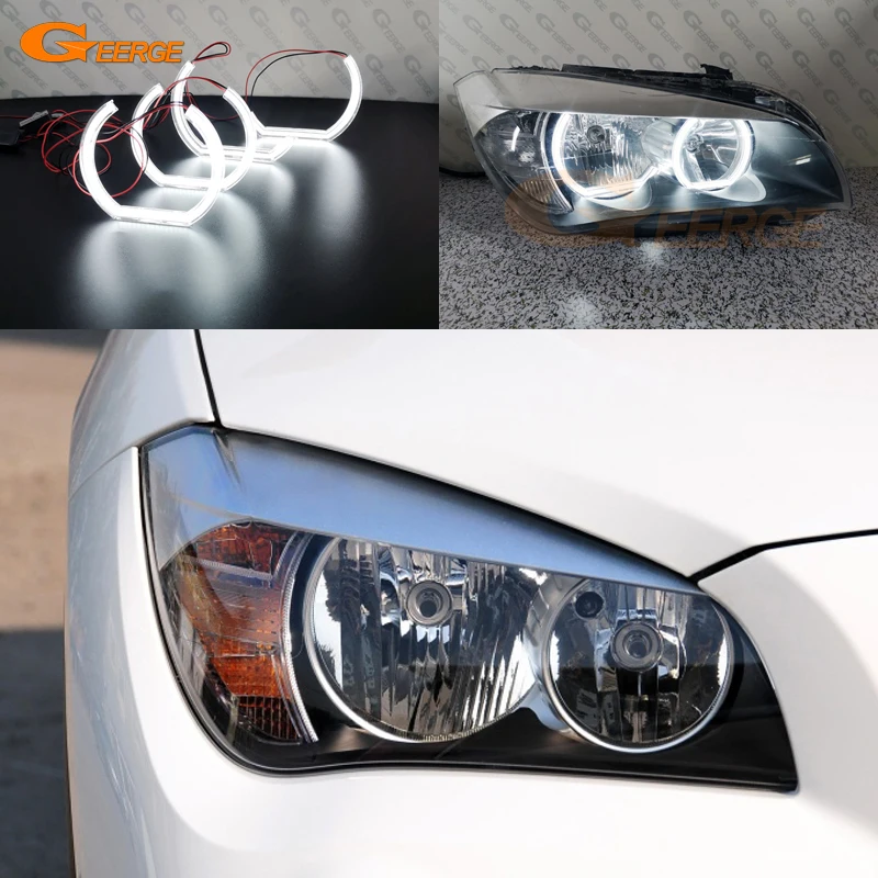 

For BMW X1 E84 2009 2010 2011 2012 2013 2014 2015 Excellent DTM Style Ultra bright led Angel Eyes halo rings Car styling