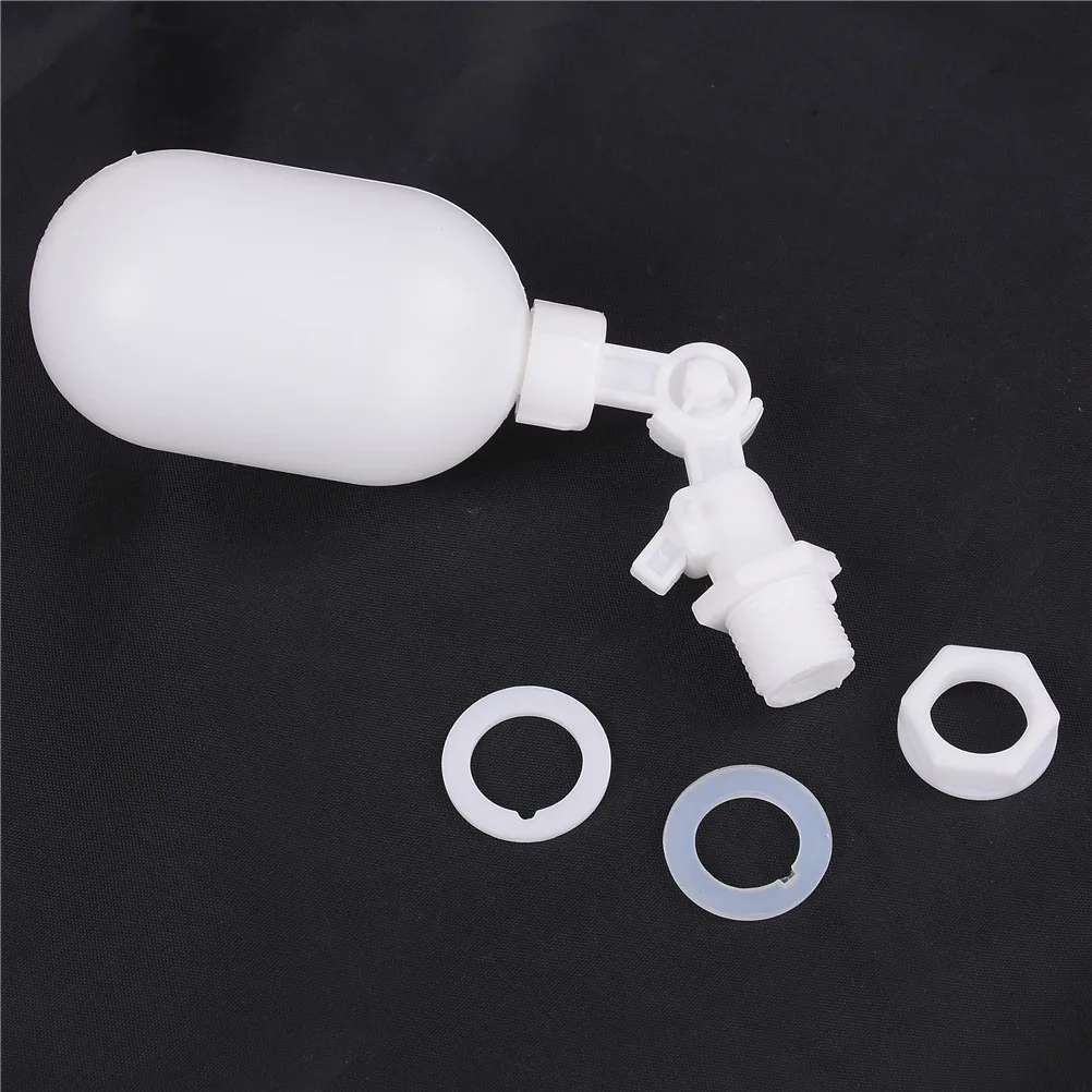 1PC HUXUAN Adjustable Plastic Float Valve Ball Aquarium Control Safety Check Switch For Water Tower Tank RO DI Reverse Auto Fill