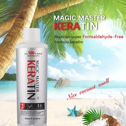 Professional Keratin Coconut Smelling Without Formalin 120ml Magic Master Keratin Hair Treatment+Purifying Shampoo+Argan Oil Set