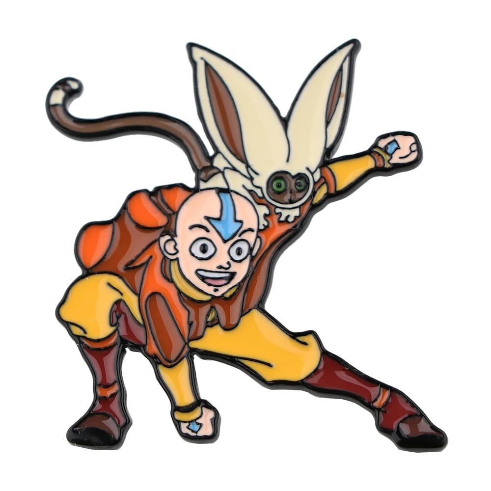 J3357 Avatar เคลือบขาหมุดอะนิเมะใหม่ปีของขวัญมังงะกระเป๋าเอกสารป้ายป้าย