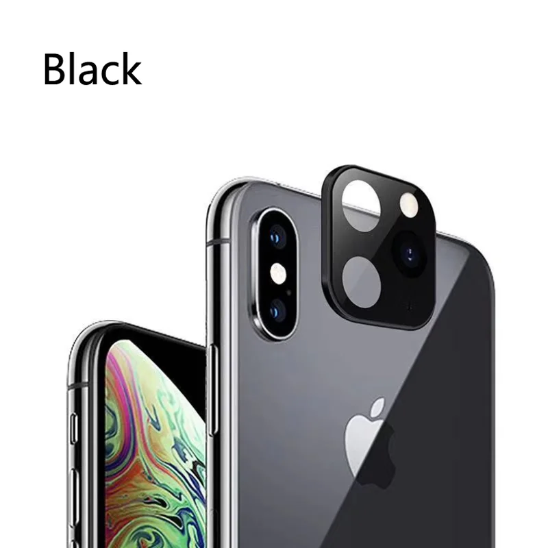Закаленное стекло для замены секунд iPhone 11 Pro Крышка для объектива камеры для Apple iPhone X XS MAX чехол из титанового сплава задняя крышка для камеры