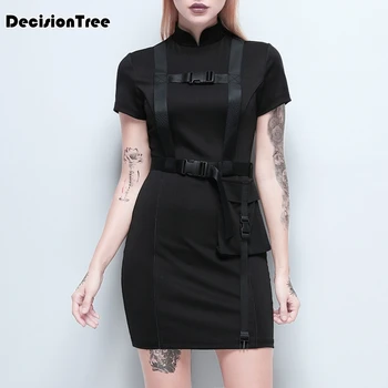 

2020 Chinese Dress women gothic satin dress Strap qipao chinese party dress cheongsam modern female mandarin collar vestidos