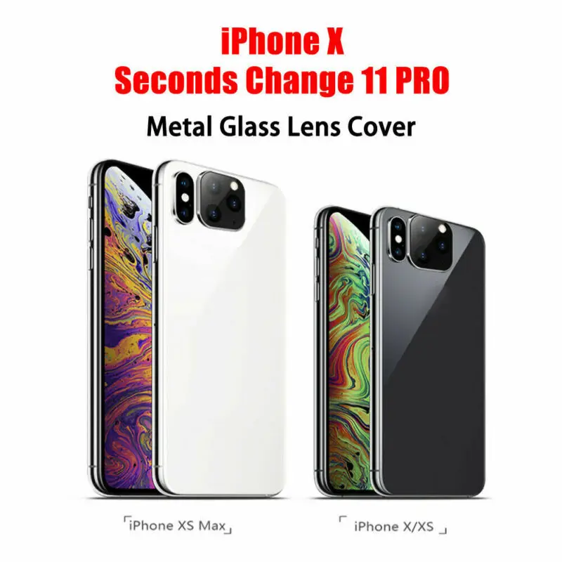 Защитная пленка для объектива камеры iPhone X/XS MAX Seconds Change На i 11 Pro Max|Чехлы пультов| |