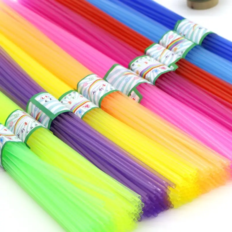 여러 가지 빛깔의 소원 별 종이 접기 플라스틱 빨대, 행운의 별 접이식 종이 빨대, 선물용 DIY 종이 공예 재료, 로트당 600 개