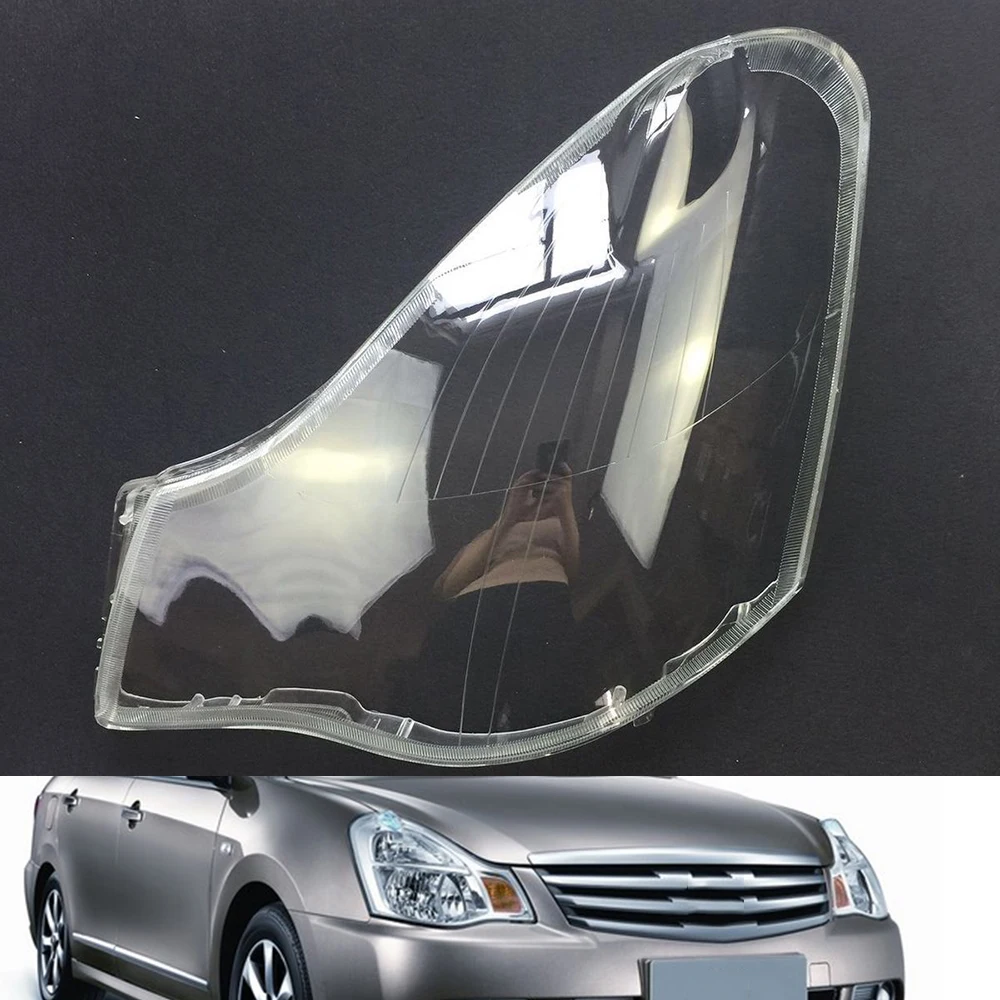 Headlight Lens For Nissan Sylphy 2006~ 2012 Headlamp Cover Car Replacement Head Lamp Auto Shell