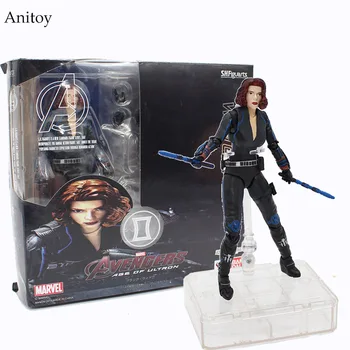 

Marvel SHF Super Heros Black Widow PVC Figure Collectible Toy 15cm KT4057