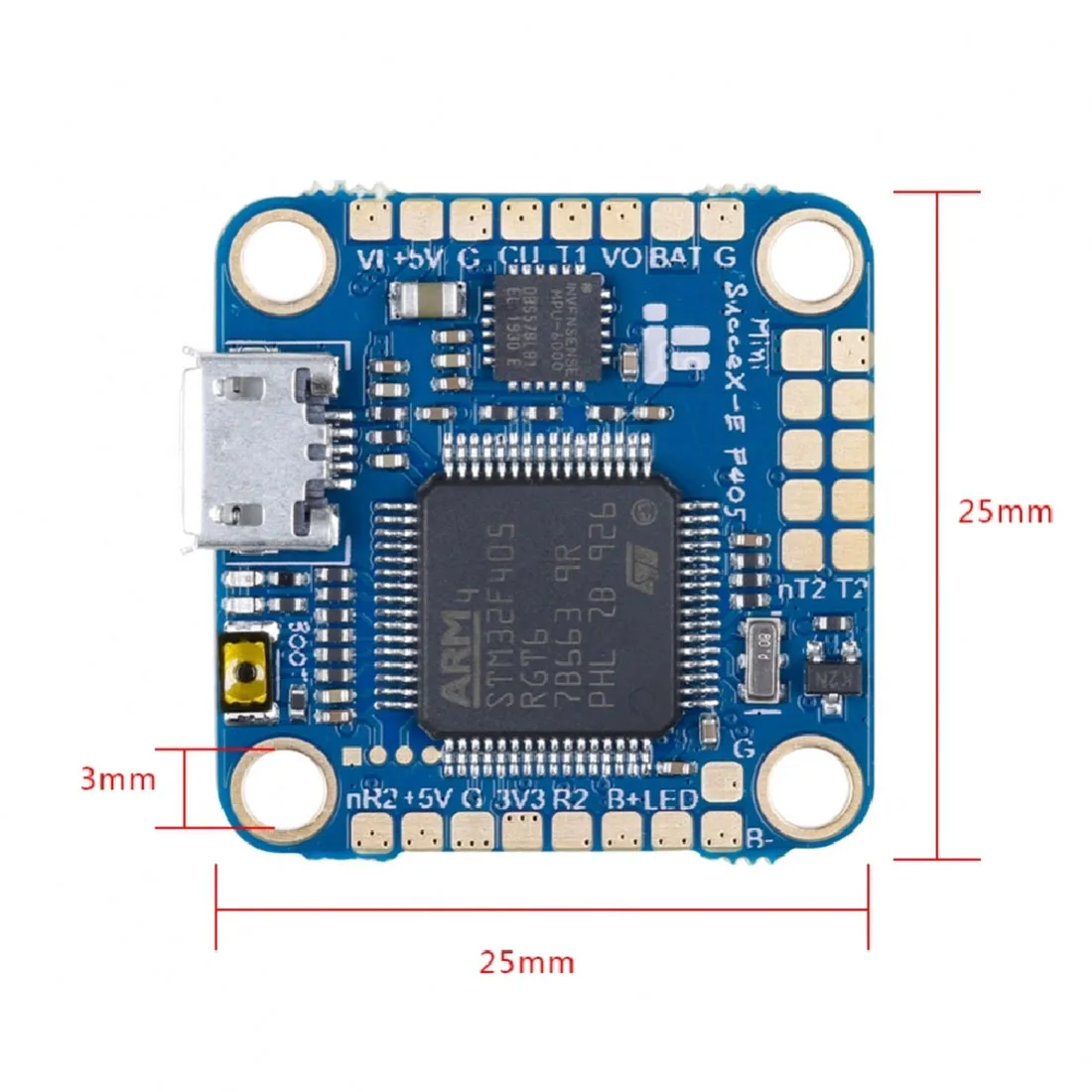 Контроллер полета iFlight sucex-E Mini F4 35A 2-6S Flight Stack F4 с 35A 4в1 ESC для DIY FPV Racing Drone Kit