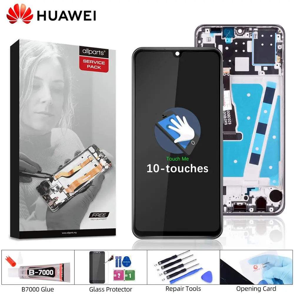 Оригинальный дисплей для HUAWEI P30 Lite ЖК сенсорный экран Nova 4e MAR LX1 LX2 AL01|Экраны