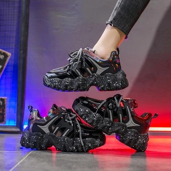 

Women Fashion Sneakers The New Solf Woman Fashion Sneaker Spring Trend Shoes Zapatillas Mujer 2020 Casual Shoes for Women