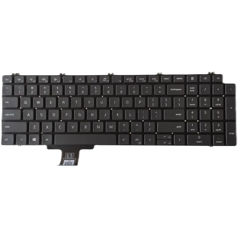 New Us Keyboard For Dell Precision 7750 7550 Laptop Keyboard - Replacement  Keyboards - AliExpress