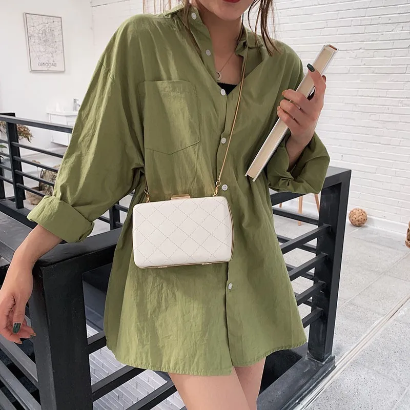 

Fashion Box Shape Small Bags For Women 2019 Luxury Handbags Women Bags Designer Chains Purses Female Shoulder Crossbody Bags