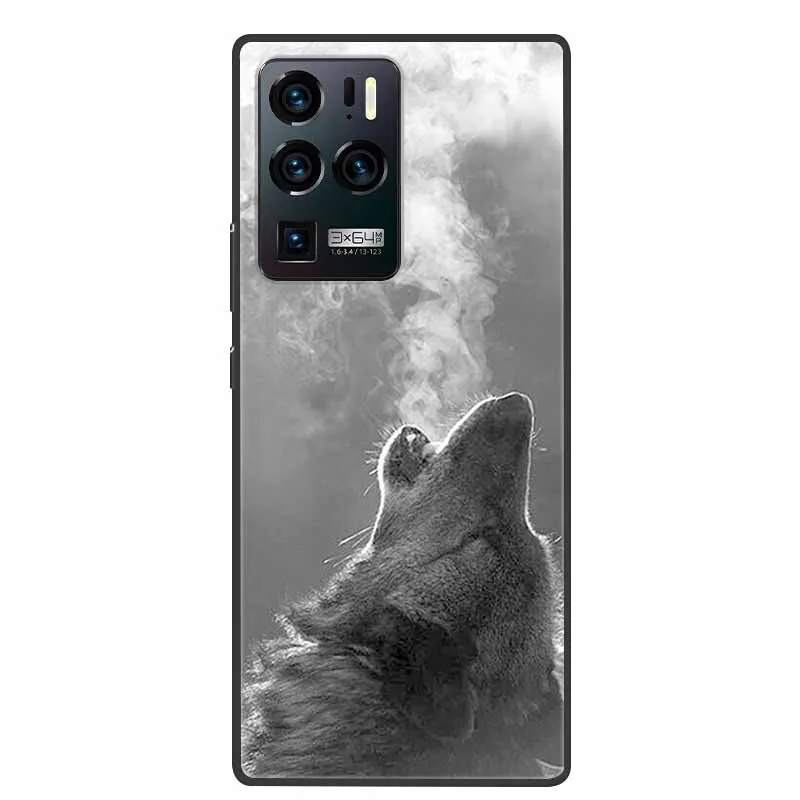 Shockproof Soft Silicone TPU Back Cover - Cute Design