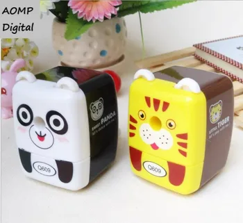 

Pencil Sharpener Labor Saving Cartoon Animal Non Slip Kids Gift School Students Hand Crank Desktop Tool Stationery Small Cute