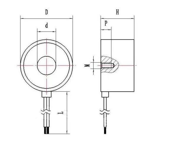 Cilindrico tipo di tazza di естественно микро постоянного тока elettromagnete P08x20 di естественно 3 N 0,3 кг M3 DC 12 V/24 V 2,3 W