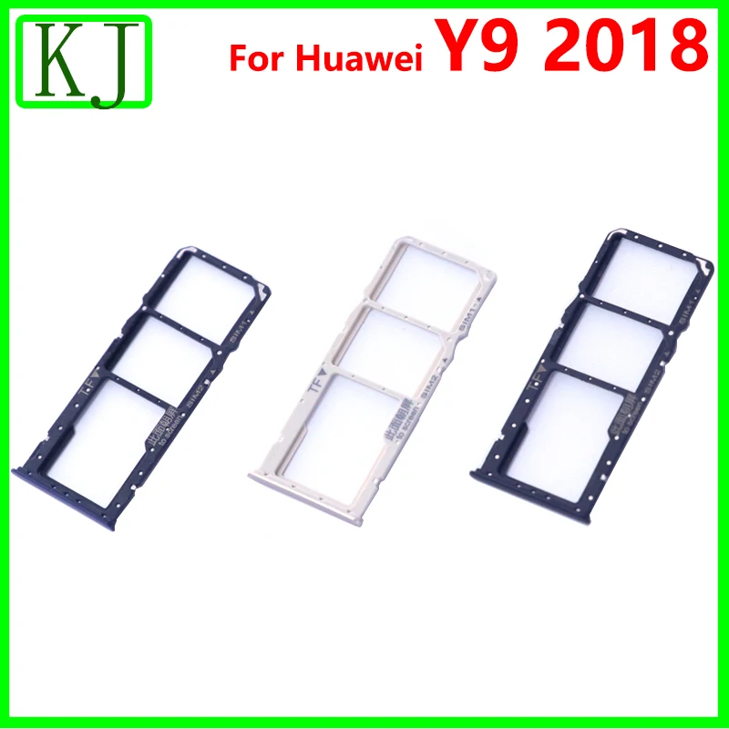 

For Huawei Y9 2018 Sim Card Tray Holder Card Micro SD Card Slot Adapter