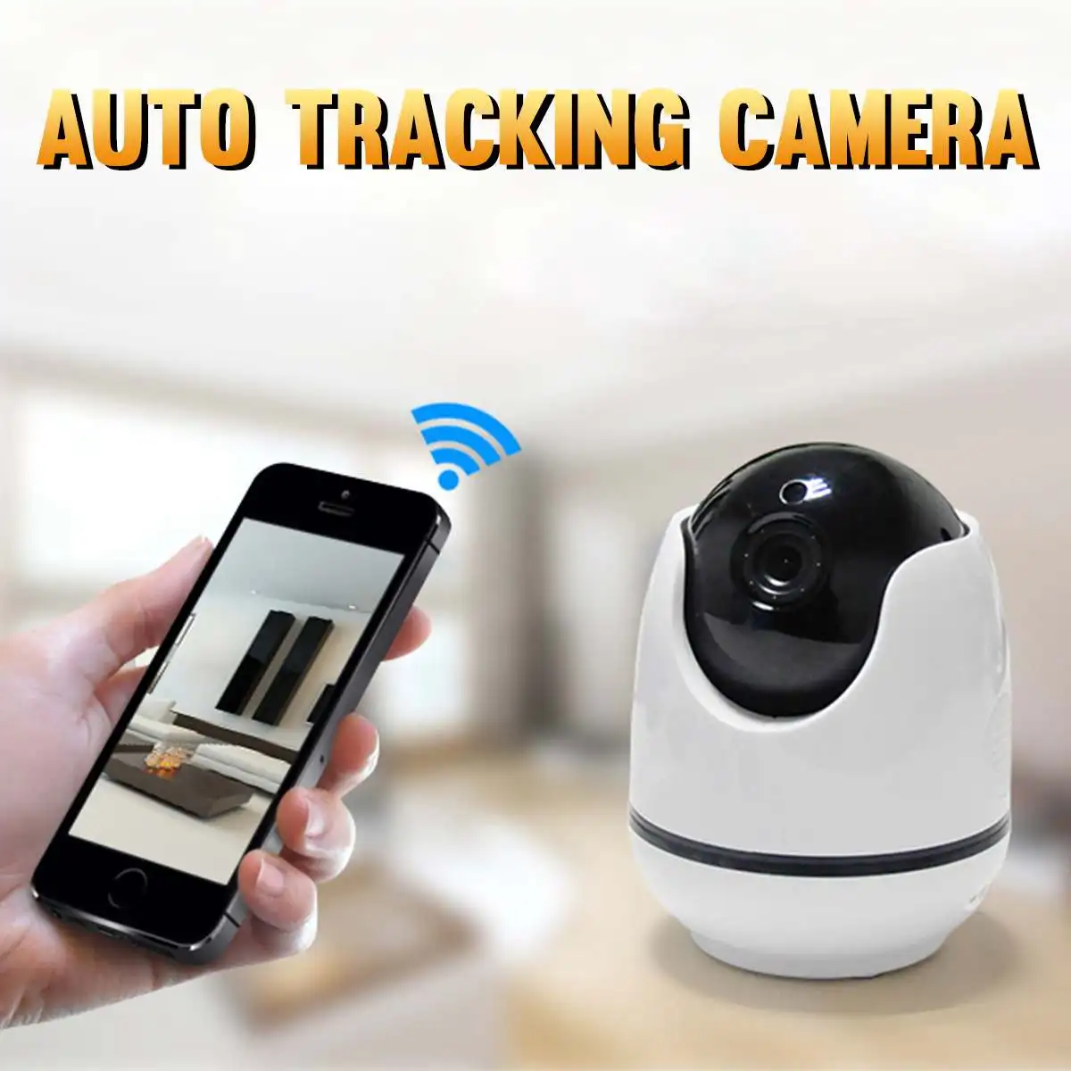 

360 Degree WiFi IP Camera 1080P HD Wireless Security Smart Auto Tracking Camera CCTV Pan Tilt Home Security Surveillance