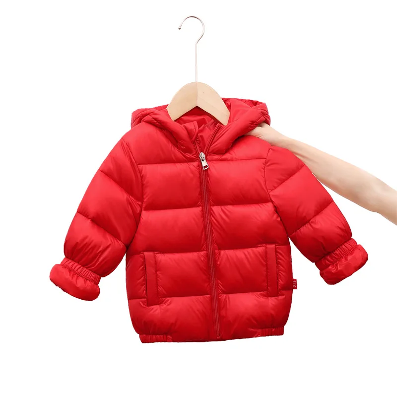 Зимние пальто и куртки для мальчиков детские спортивные на молнии модное плотное