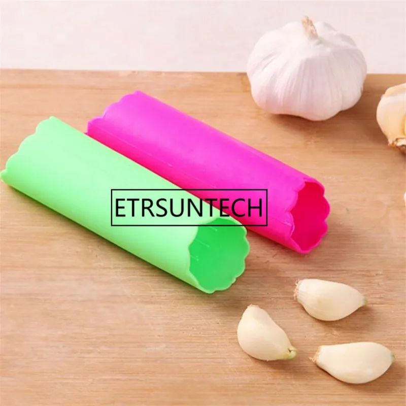200pcs Silicone Garlic Peeler Easy Useful Kitchen Tools Practical Kitchen Gadget Garlic Stripper Tube Peeling Garlic Peeling
