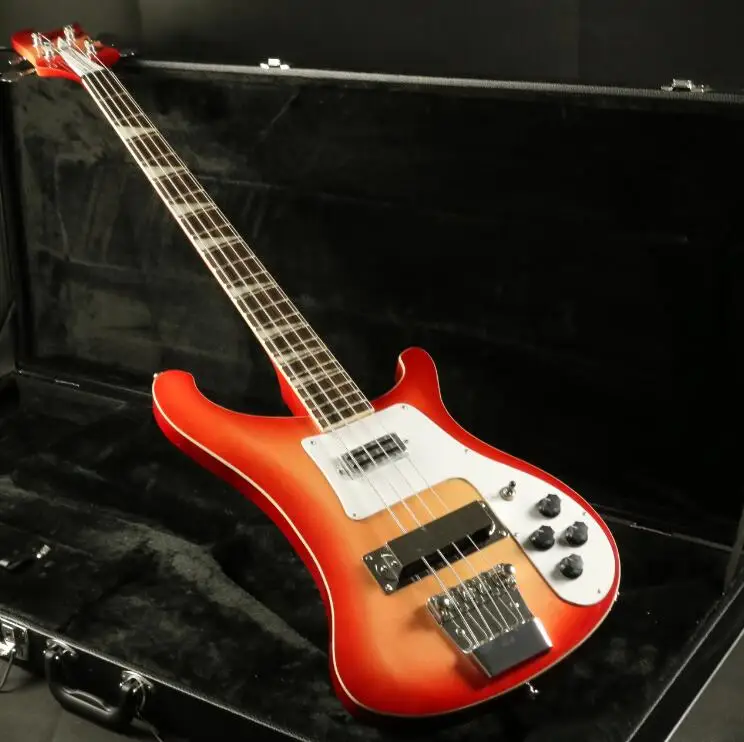 4 струны для гитары Ricken-Bucker электрическая бас-гитара Cherry Burst цвет, высокое качество, хорошее оборудование, хорошая отделка