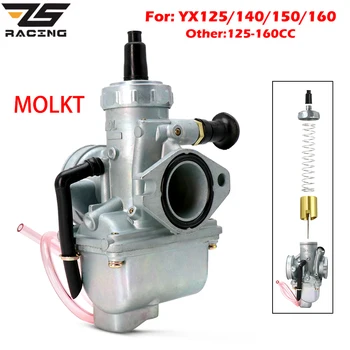 

ZS Racing MOLKT Carburetor 26mm Carb For YX125/140/150/160 Pit Dirt Bike ATV Quad PZ26 VM22 Performance Carburetor