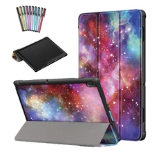 Ультратонкий магнитный складной чехол для lenovo Tab E10 TB-X104F TB X104F E 10 кожаный чехол-подставка для lenovo Tab E10 чехол+ ручка+ Флим