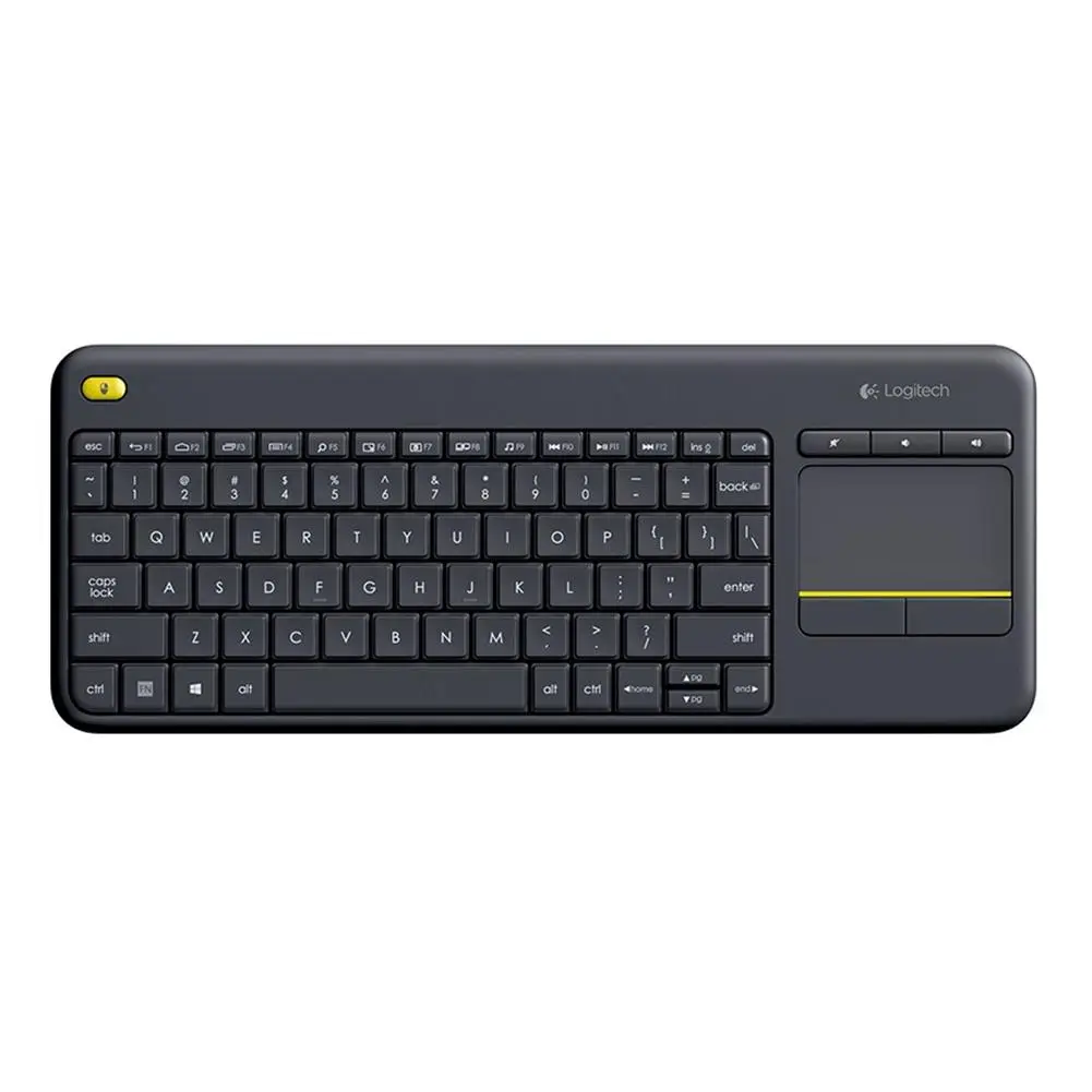 Logitech K400 Plus беспроводная сенсорная клавиатура с тачпадом для Android Smart TV|Клавиатуры|
