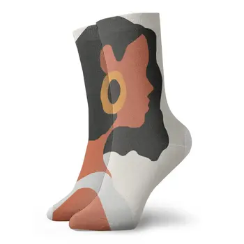 

Girl Portrait Print Socks