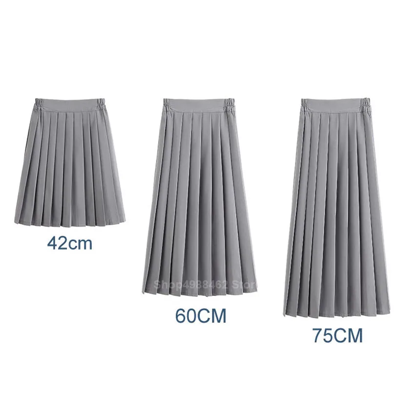 Japanese Fashion Harajuku Black Pleated Skirts Womens Summer High Waist Anime Skirts Cute Sweet School Girls Dance Mini Skirt