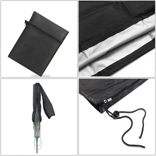 1Db Esernyő Szárító Állvány Forgó Fedele 210D Oxford Kendő Víz Ruhák Védő Burkolata A Kültéri Kerti Udvarhoz - Image 5