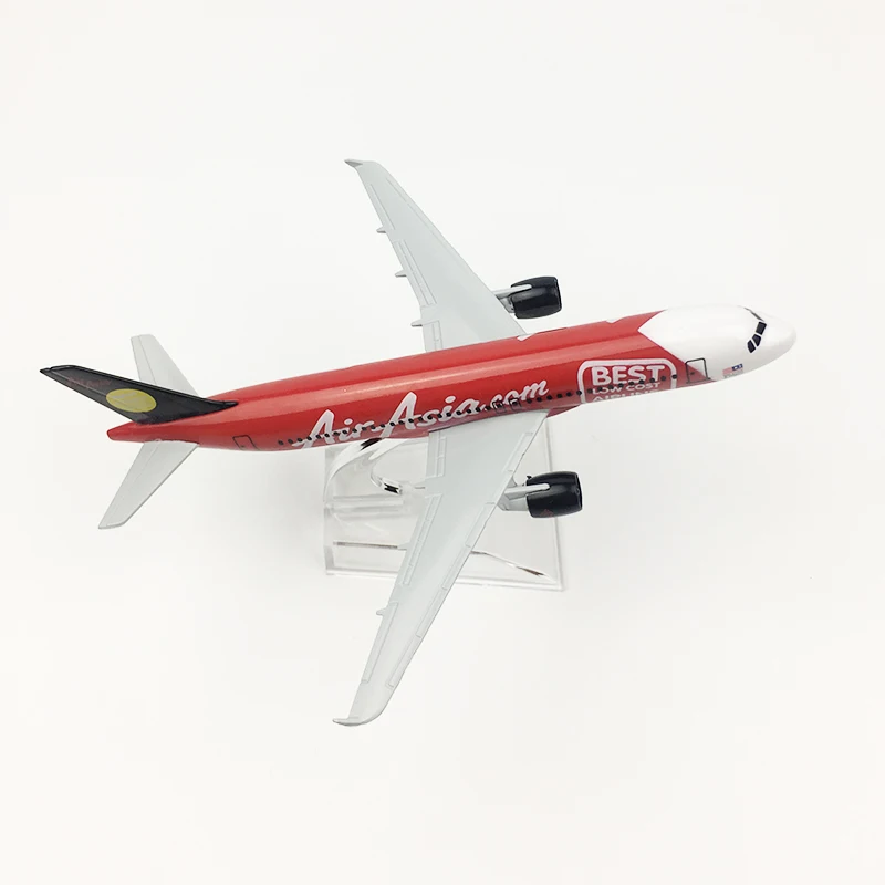1:400 масштабная модель самолета Air Asian 2007 Airbus A320 металлическая литая самолета| |