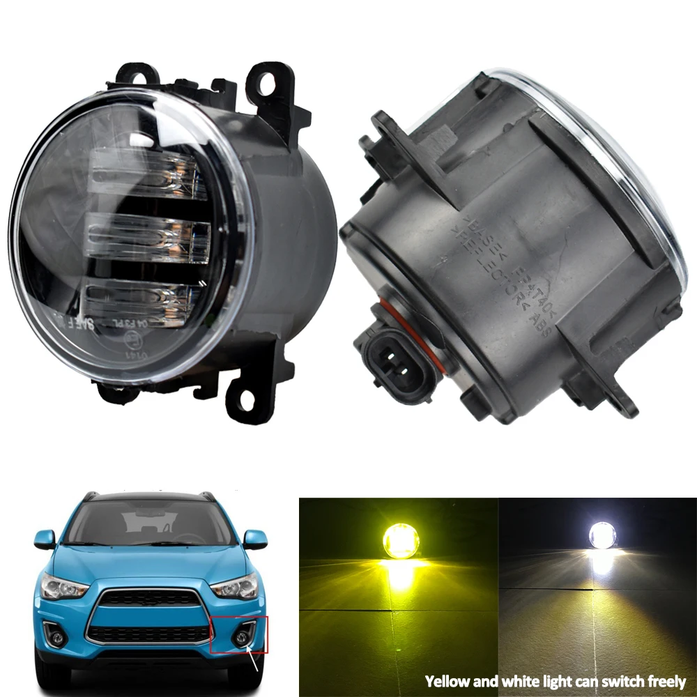 2pcs/pair Car styling front bumper LED fog Lights For M-itsubishi ASX 2013 20140 | Автомобили и мотоциклы