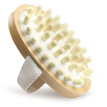 

Massager soothing body airbag wooden home essential oil SPA air cushion massage brush durable bath brush