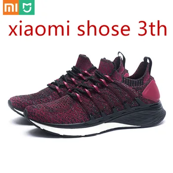 

Xiaomi Mijia Sneaker 3 Mens Running Shoes 3 Uni-moulding 2.0 Fishbone Lock System Elastic Knitting Vamp Shock-absorbing Sole