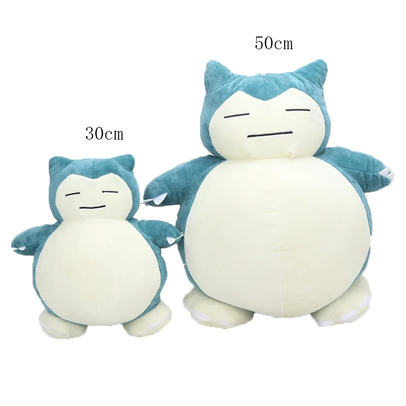 30 см 50 милая плюшевая игрушка снорлакс Jigglypuff Clefairy Мягкие Аниме с плюшевой