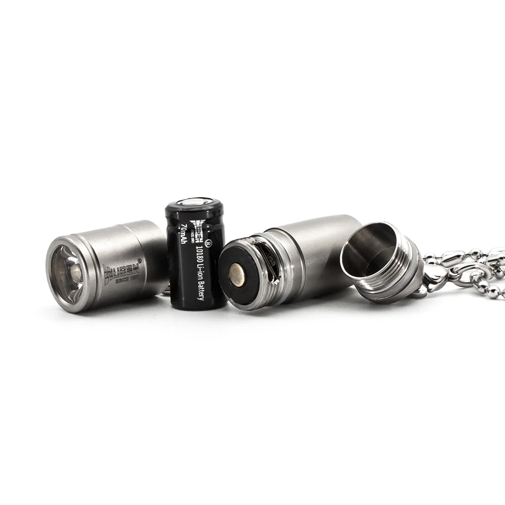 WUBEN светодиодный фонарик USB брелок фонарик 130LM Мини Cree светодиодный фонарь с ожерельем портативный дизайн фонарь G338