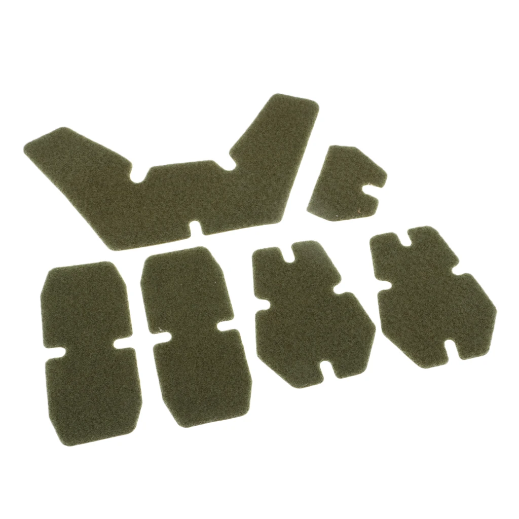 5pcs/Set DIY Tactical WST-AF Ballistic Helmet Hook And Loop Sticker Patch Strong Adhesive