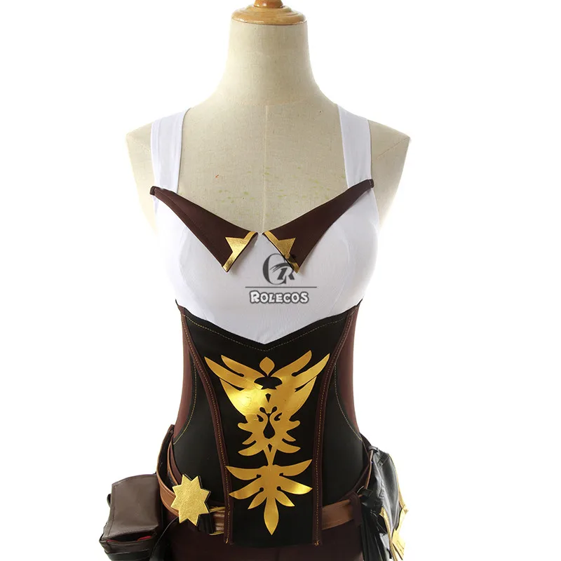 Rolecos Game Genshin Impact Amber Cosplay Costume Women Red Halloween Top Uniform Full Set -Zentai shop online H9bc9d8729a43428687fd5b25704eb650g.jpg