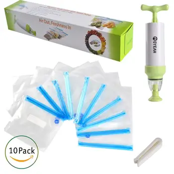 

Vacuum Sealer Home Handheld Food Vacuum Sealer Packaging Machine With 10Pcs Bag