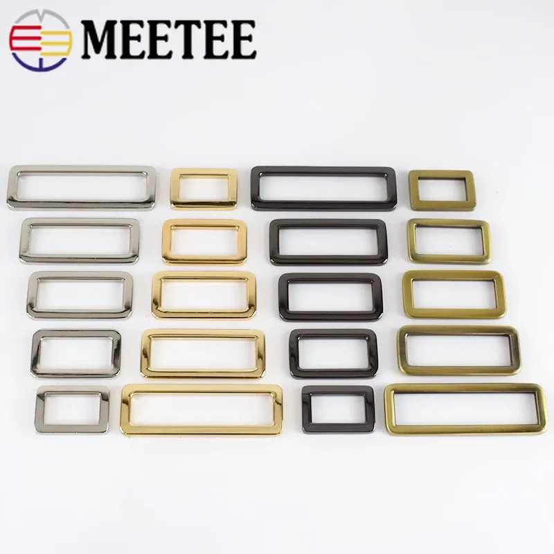 Металлические D образные кольца Meetee 5 шт. аксессуары для рюкзаков ремней обуви