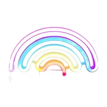 

ztgs Rainbow Unicorn Neon Led Night Lamp Girls Bedroom Warm Night Light Room Decoration 3d Acrylic Table Desk Lamp Gifts