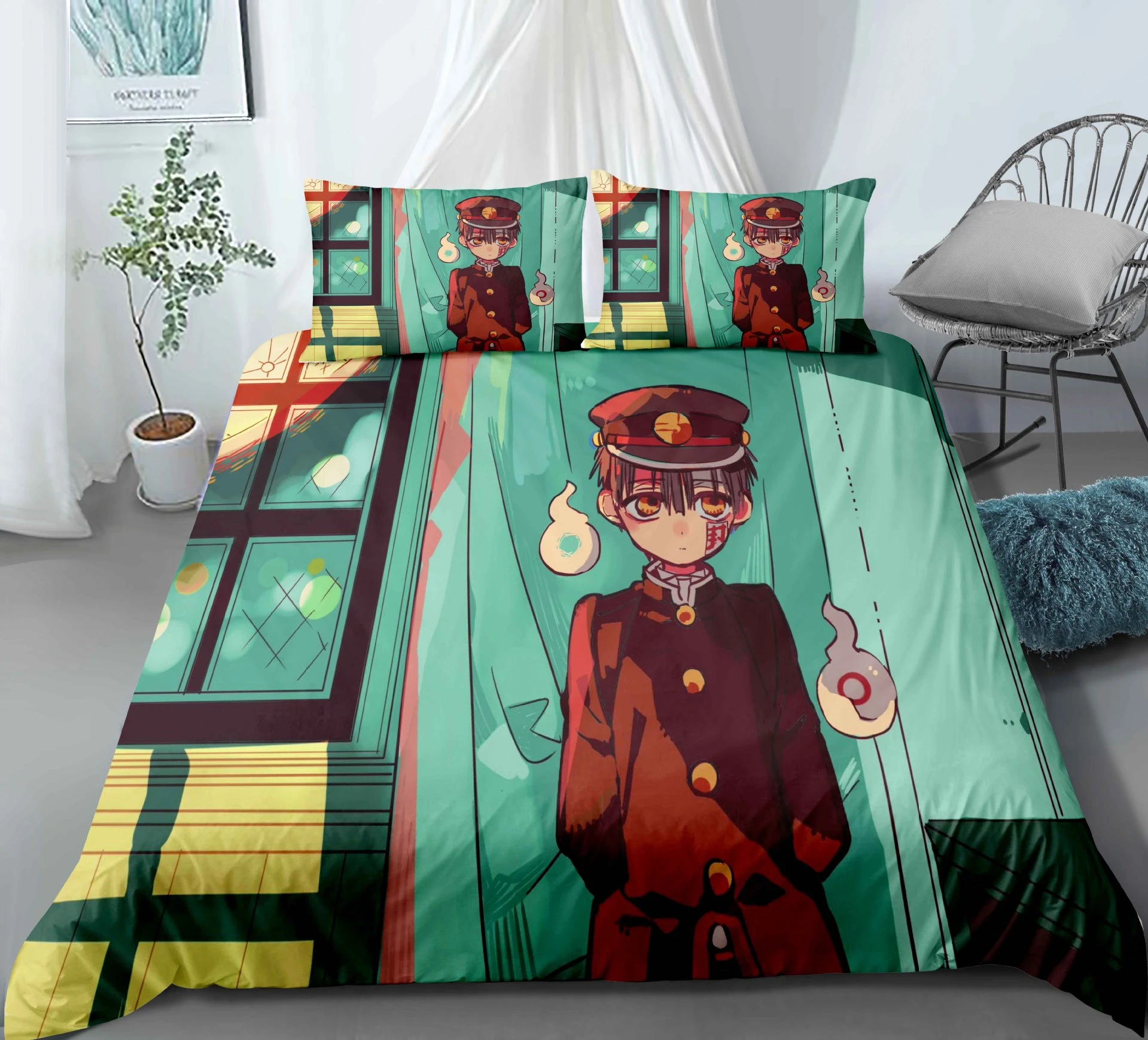 Poort Werkwijze Birma Anime Wc Gebonden Hanako Kun 3D Print Dekbed Beddengoed Set Kinderen  Dekbedovertrek Set Cartoon Bed Linnen Slaapkamer Thuis Textiel  luxe|Beddengoed sets| - AliExpress