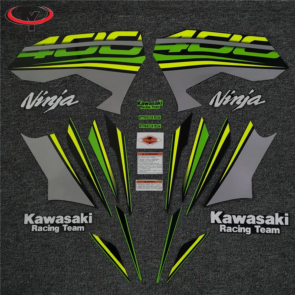 Для Kawasaki Ninja400 Ninja 400 18 19 20 Высококачественная аппликация, наклейка, декоративный протектор, полный комплект