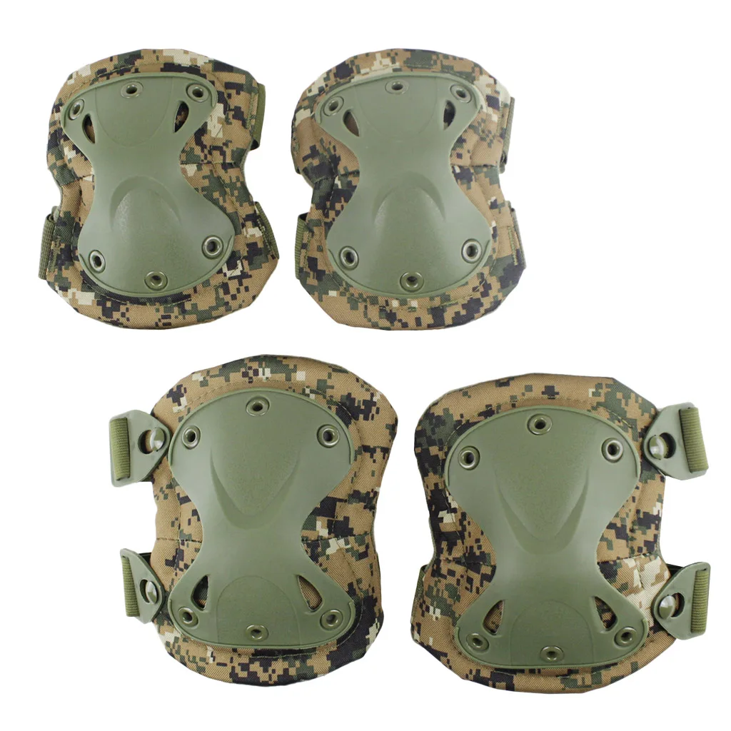 Adjustable Knee Pads & Elbow Pads Air Cushion Outdoor Roller Skating Protective Kit