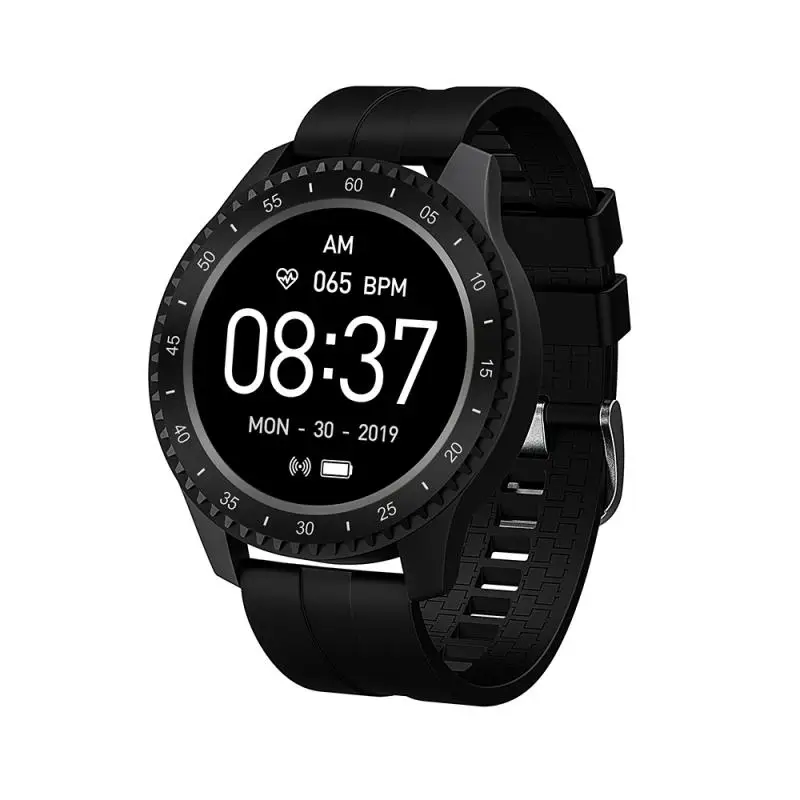Mr NEW 19 F17 Bluetooth Смарт часы монитор сердечного ритма Спорт фитнес трекер кровяное давление напоминание для мужчин и женщин часы - Цвет: Белый