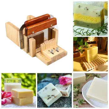 

Soap Mold 3pcs Kits Adjustable Handmade Wood Cutter Set Pro Tools Slicer Diy Professional